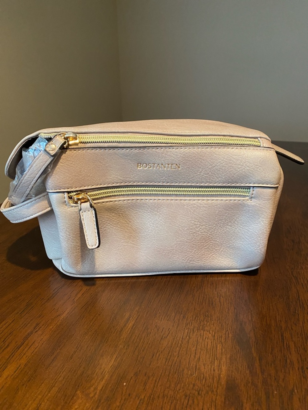 BOSTANTEN Grey Fashion Toiletry Bag / Cosmetic Bag